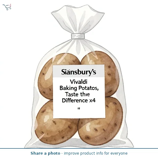 Sainsbury's Vivaldi Baking Potatoes, Taste the Difference x4 (minimum)