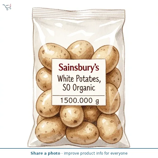 Sainsbury's White Potatoes, SO Organic 1.5kg