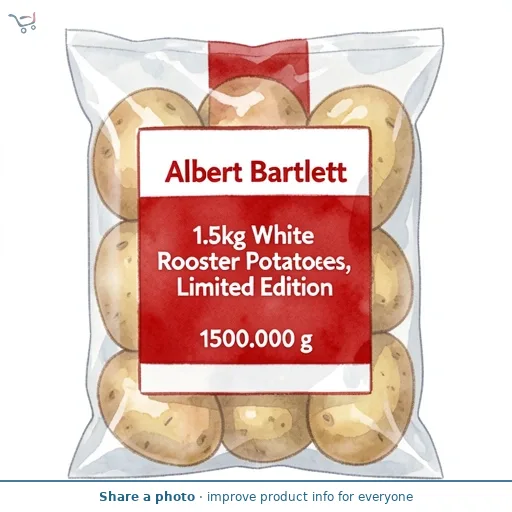 Albert Bartlett 1.5kg White Rooster Potatoes, Limited Edition