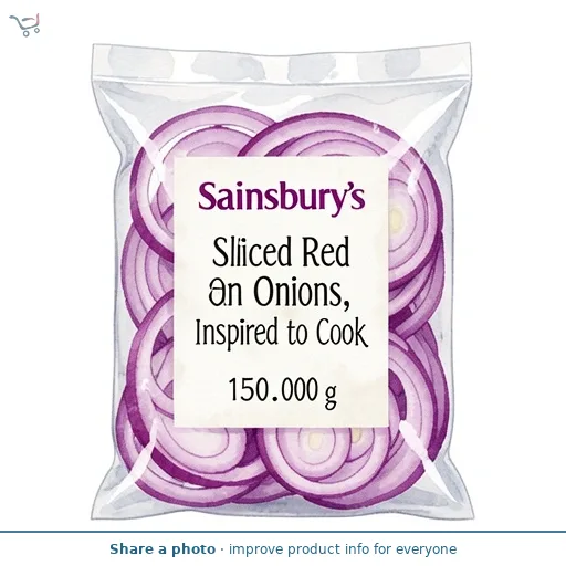 Sainsbury's Sliced Red Onions, Inspired to Cook 150g