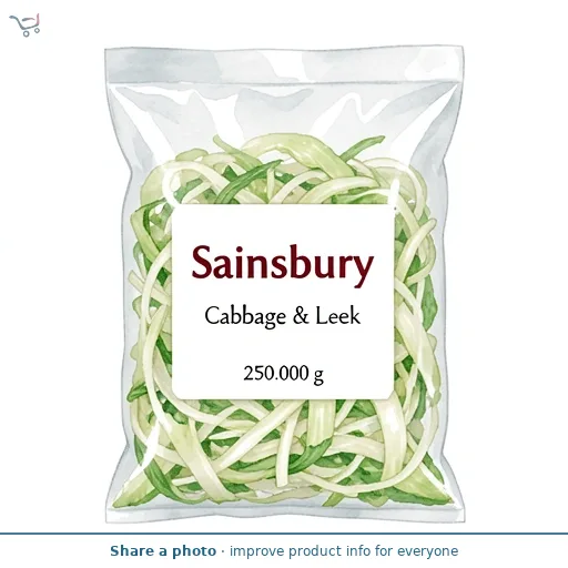 Sainsbury's Cabbage & Leek 250g