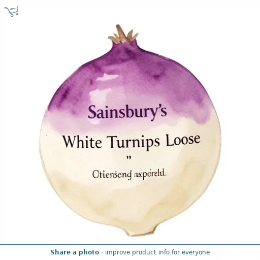 Sainsbury's White Turnips Loose