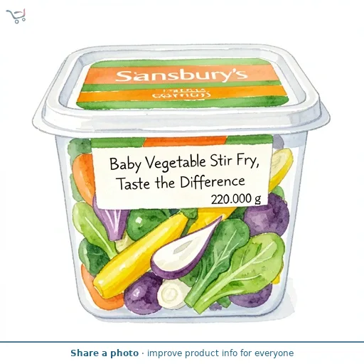 Sainsbury's Baby Vegetable Stir Fry, Taste the Difference 220g