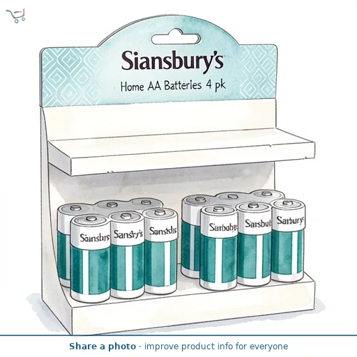 Sainsbury's Home AA Batteries 4 pk