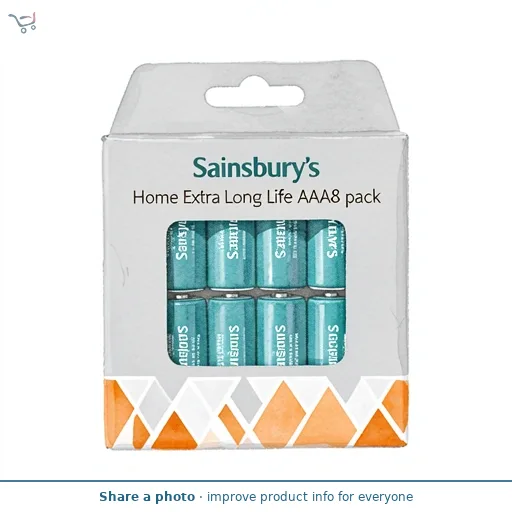 Sainsbury's Home Extra Long Life AAA8 pack