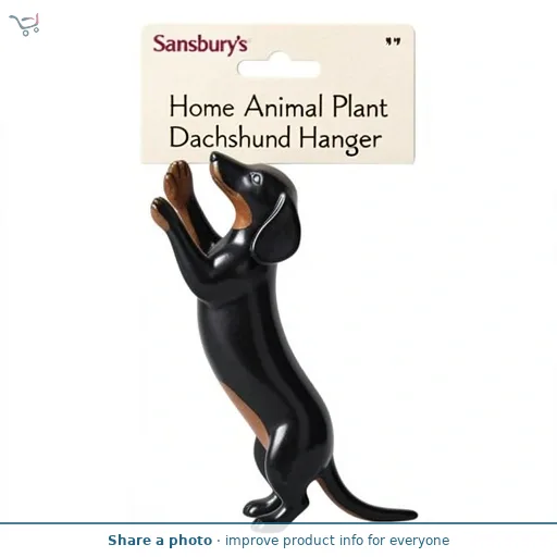 Sainsbury's Home Animal Plant Dachshund Hanger