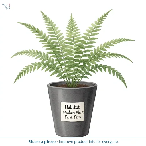 Habitat Medium Plant  Fern