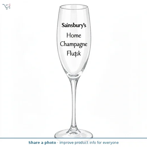 Sainsbury's Home Champagne Flutes 10pk