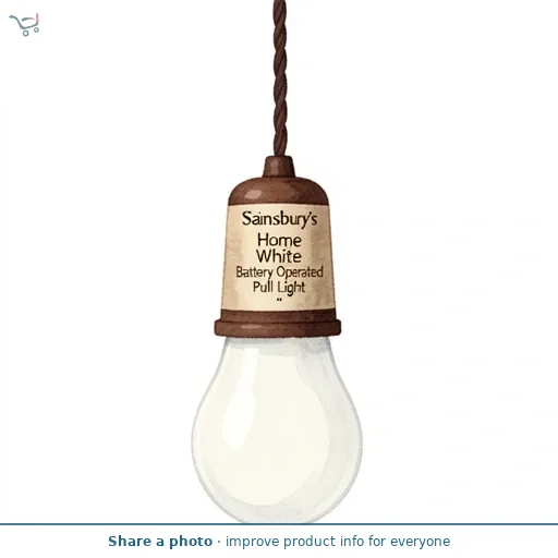 SGP Branded Warm White Battery Operated Pull Light