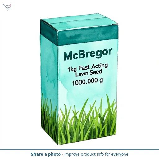 McGregor 1kg Fast Acting Lawn Seed