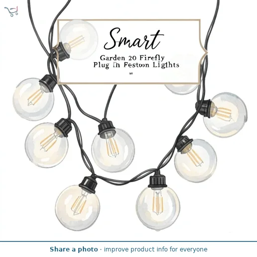 Smart Garden 20 Firefly Plug In Festoon Lights