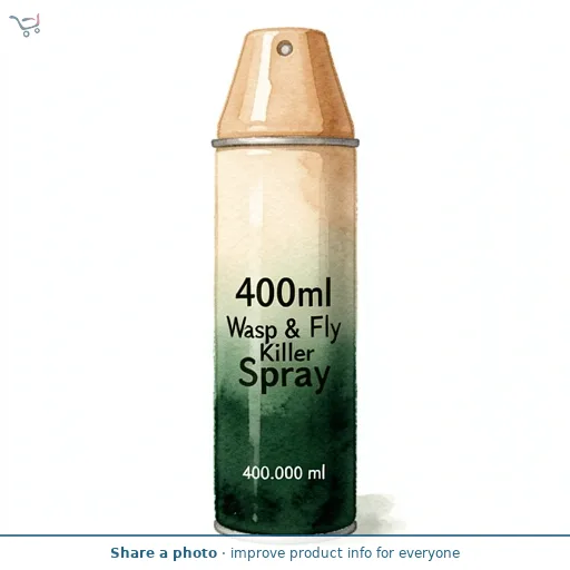 Clear 400ml Wasp & Fly Killer Spray