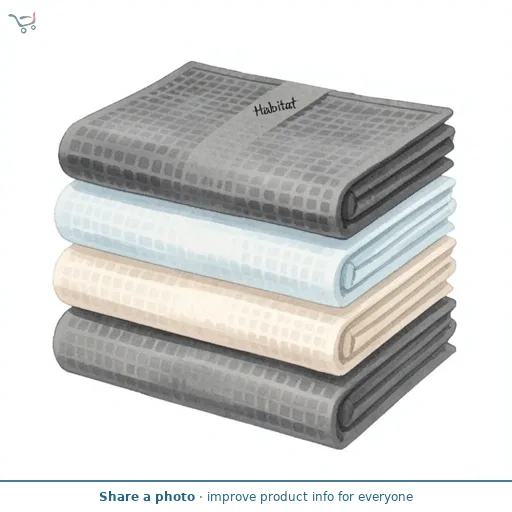 Habitat Waffle Pack of 3 Tea Towels