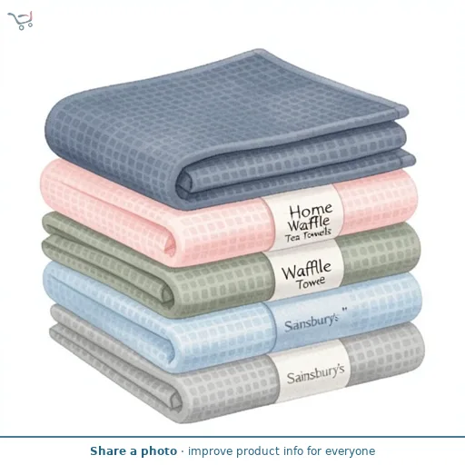 Sainsbury's Home Waffle Tea Towels