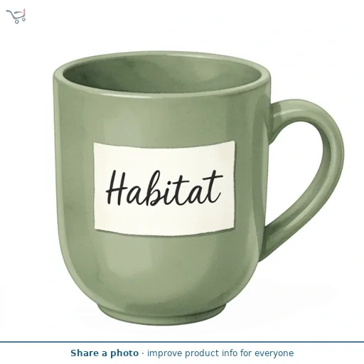 Habitat Matte Green Mug