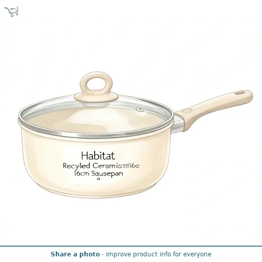 Habitat Recycled Ceramic 16cm Saucepan