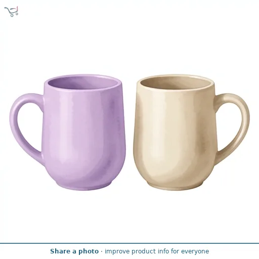 Habitat Matte Mushroom & Lilac Mug Assortment