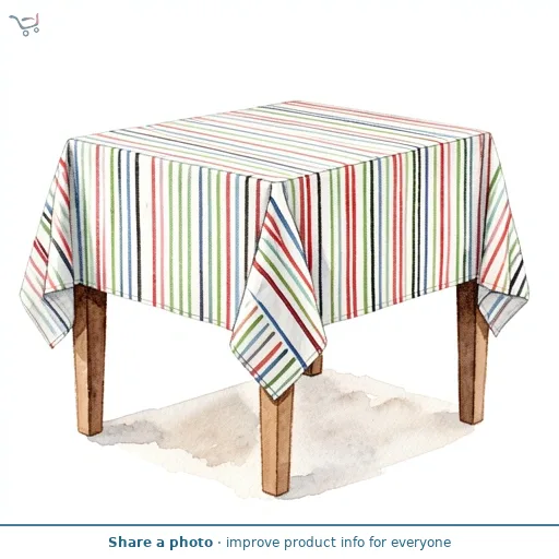 Habitat Stripe Wipe Clean Tablecloth