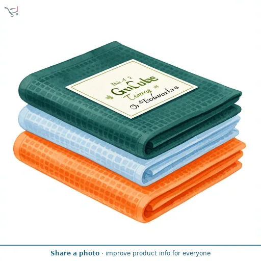 Habitat Pack of 3 Geo Cube Terry Teatowels