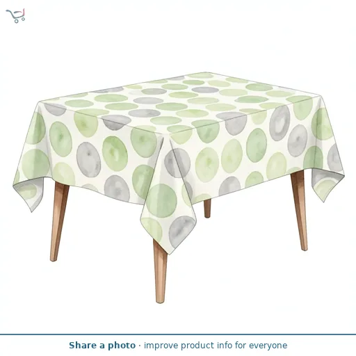 Habitat Linear Circles Wipe Clean Tablecloth