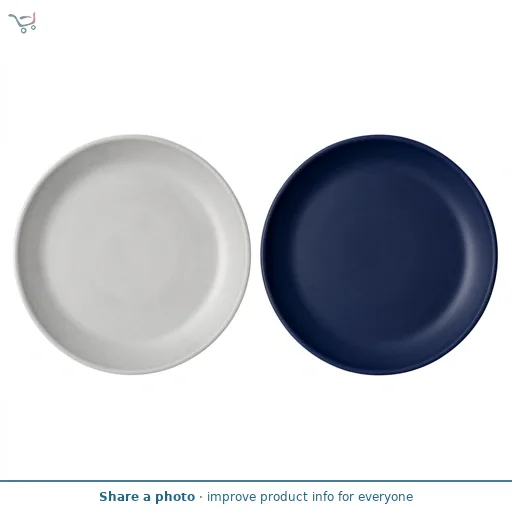 Habitat Matte Side Plate Assortment - Grey