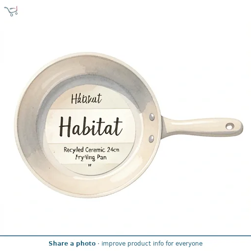 Habitat Recycled Ceramic 24cm Frying Pan