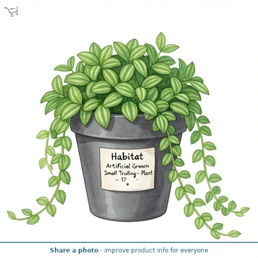 Habitat Artificial Green Small Trailing Plant - 17cm