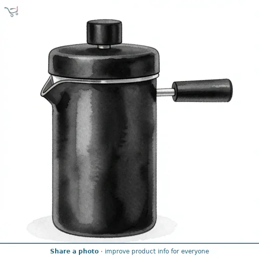 Habitat Double Walled Cafetiere Black 3 Cup