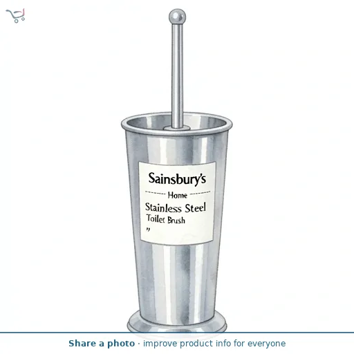 Sainsbury's Home Stainless Steel Toilet Brush