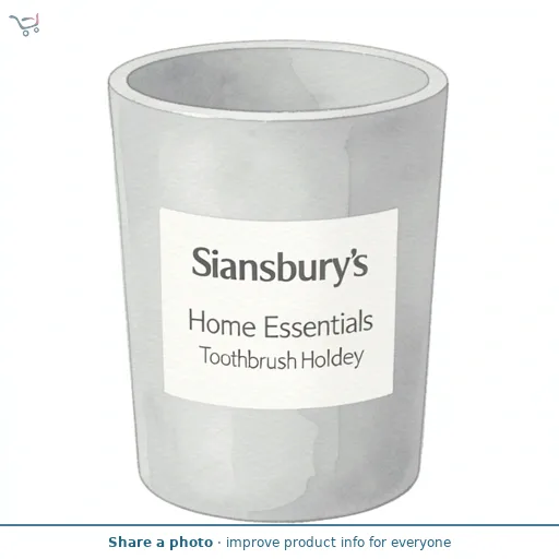 Sainsbury's Home Essentials Toothbrush Holder - Grey