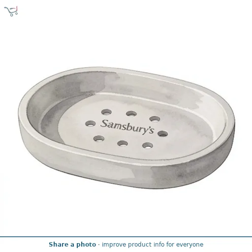 Sainsbury's Home Essentials Soap Dish - Grey