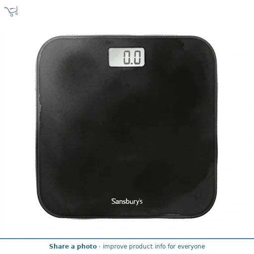 Sainsbury's Home Electronic Bathroom Scale - Black