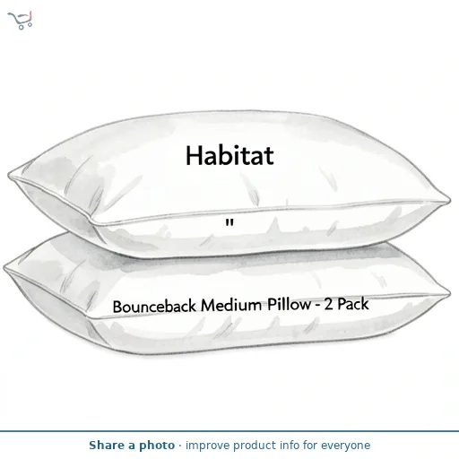 Habitat Bounceback Medium Pillow - 2 Pack
