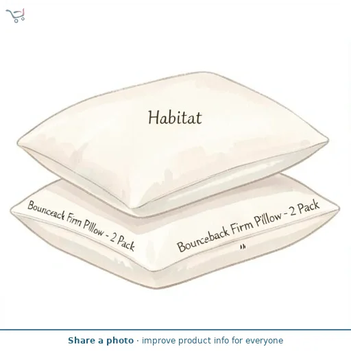 Habitat Bounceback Firm Pillow - 2 Pack