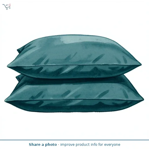 Habitat Cotton Rich 180 TC Standard Pillowcase Pair - Petrol