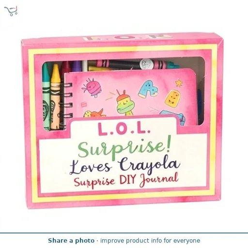L.O.L. Surprise! Loves Crayola Surprise DIY Journal