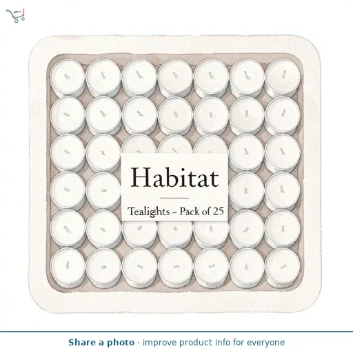 Habitat Tealights - Pack of 25