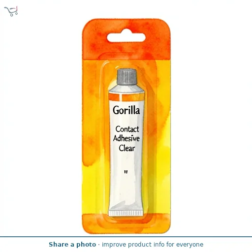 Gorilla Contact Adhesive Tube Clear