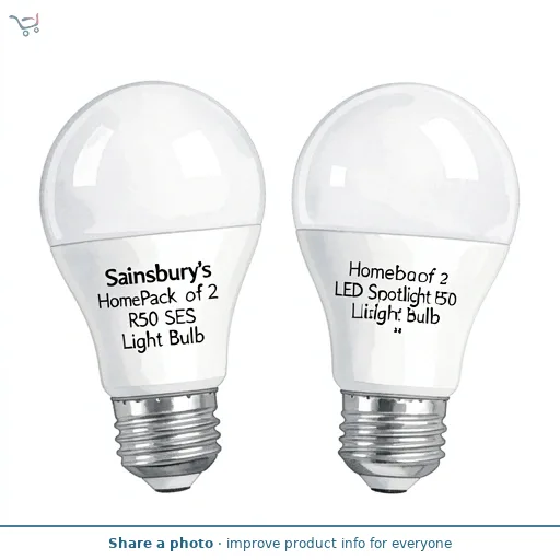 Sainsbury's Home Pack of 2 LED Spotlight R50 SES Light Bulb