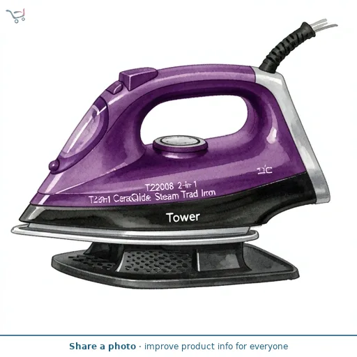 Tower T22008 2-in-1 CeraGlide Steam Trad Iron
