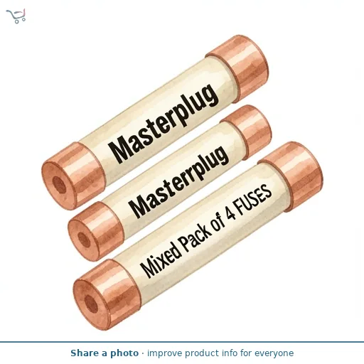 Masterplug Mixed Pack of 4 Fuses