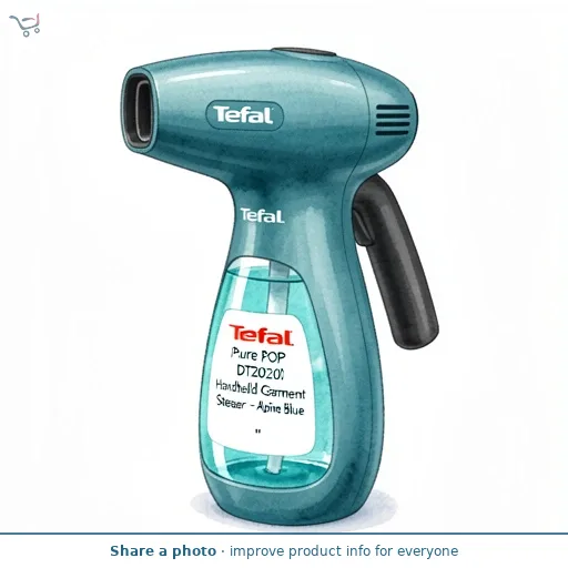 Tefal Pure POP DT2020 Handheld Garment Steamer - Alpine Blue
