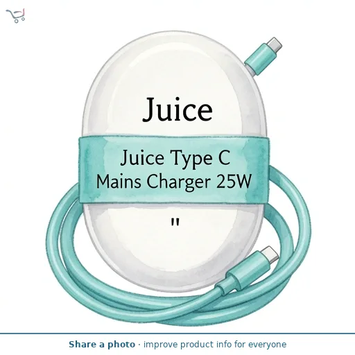 Juice Type C Mains Charger 25W