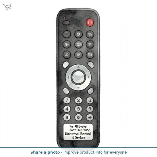 One For All Evolve Urc7145  Tv Universal Remote Control 4 Devices