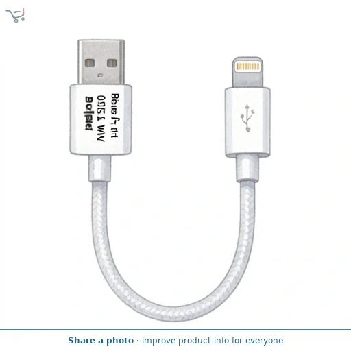 Belkin Braided A-Ltg 0.15M Wht