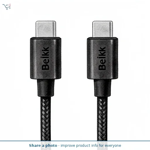 Belkin Braided USB-C Black 1m