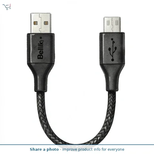 Belkin Braided A-Microusb 1M Black