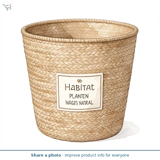Habitat Woven Planter Large Natural