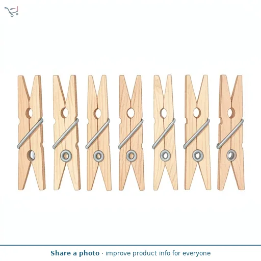 Sainsburys Home Pack of 36 Wooden Pegs
