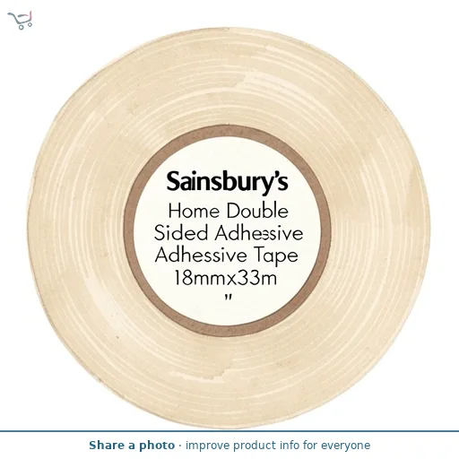 Sainsbury's Home Double Sided Adhesive Tape 18mmx33m